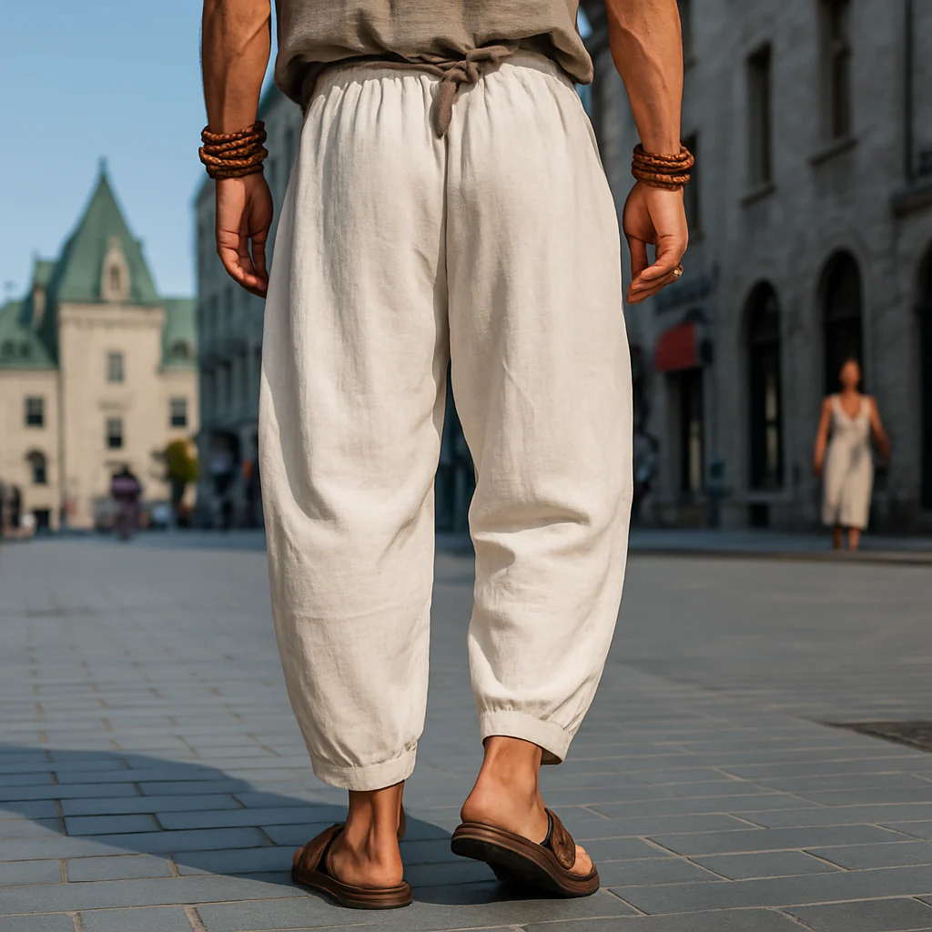 Bradley | Men'S Bohemian Print Loose Pants - Image 4