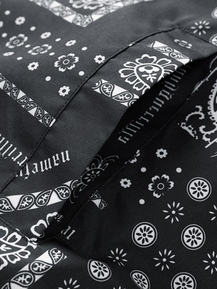 Darian | Reversible Paisley Puffer Coat - Image 14