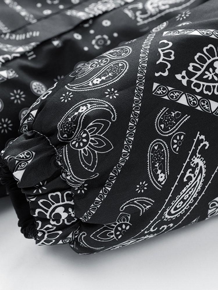 Darian | Reversible Paisley Puffer Coat - Image 16