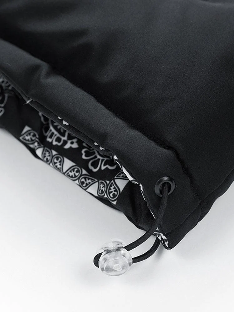 Darian | Reversible Paisley Puffer Coat - Image 8