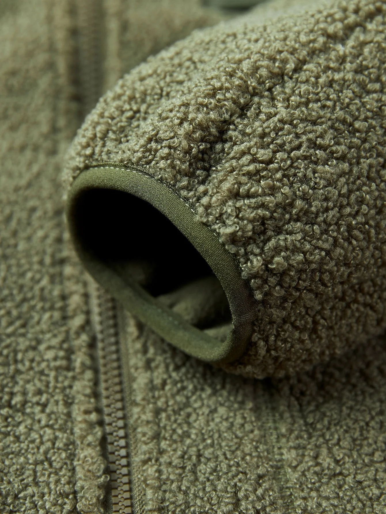 Easton | Teddy Fleece Zip Up Coat - Image 12