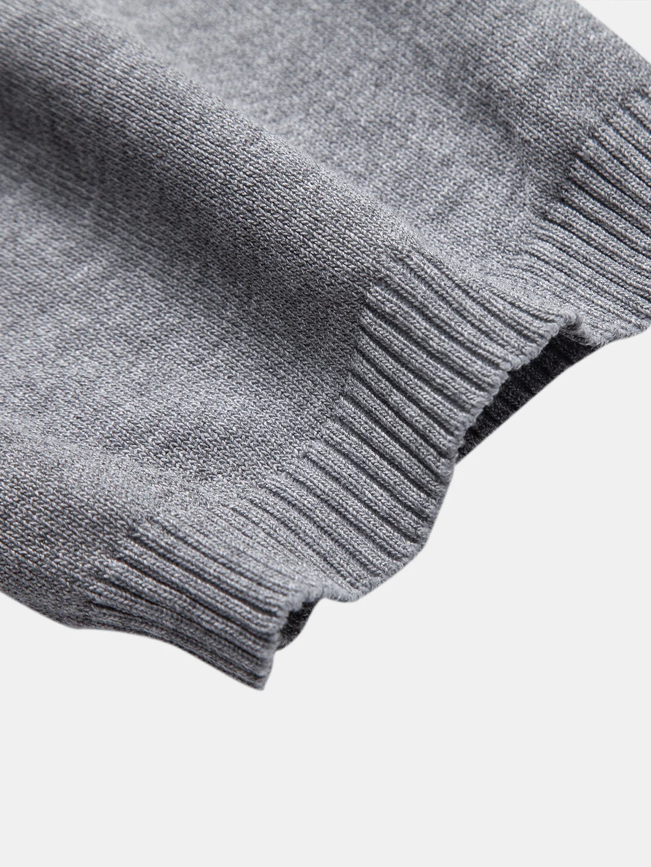 Elijah | Twist Jacquard Knitted Zipper Polo Shirt - Image 6