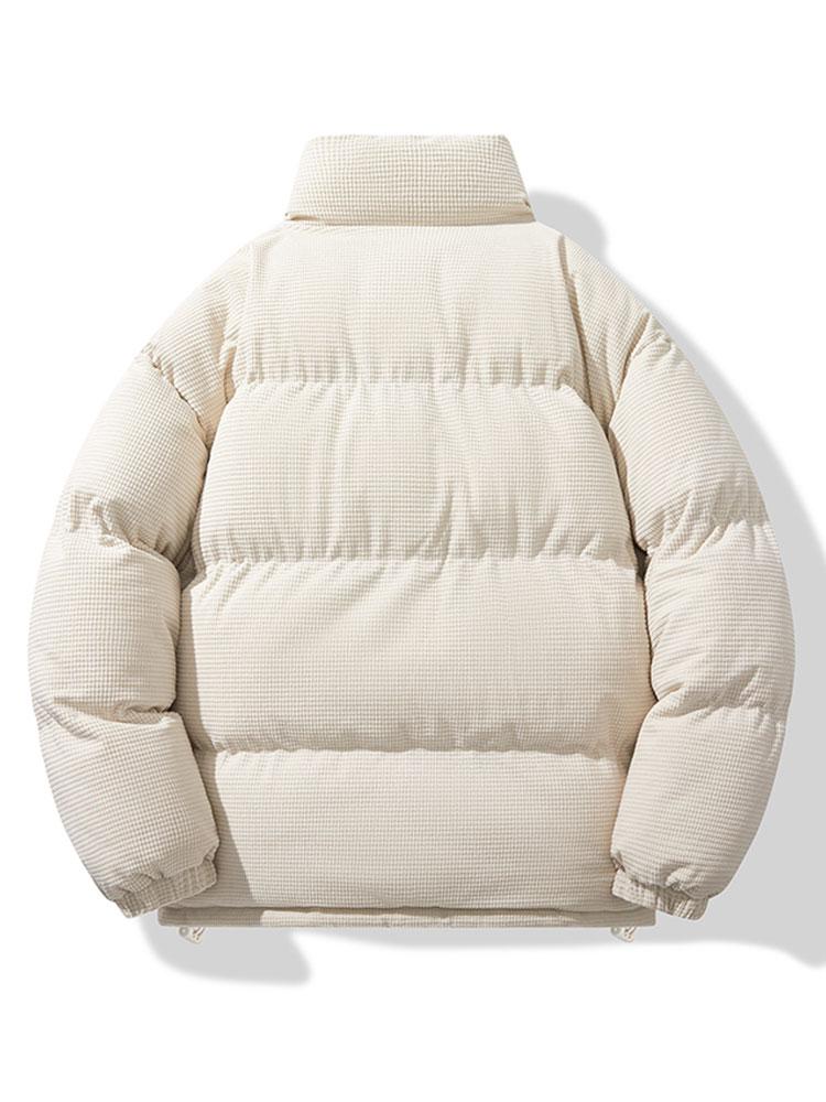 Enrique | Corduroy Zip Up Puffer Coat - Image 11