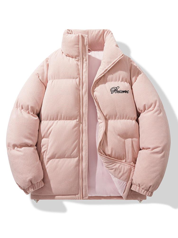 Enrique | Corduroy Zip Up Puffer Coat - Image 12
