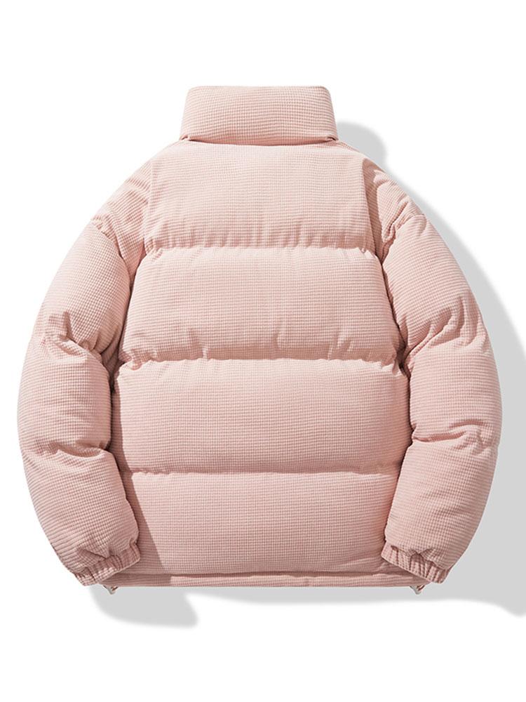 Enrique | Corduroy Zip Up Puffer Coat - Image 13