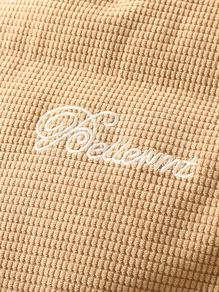 Enrique | Corduroy Zip Up Puffer Coat - Image 5