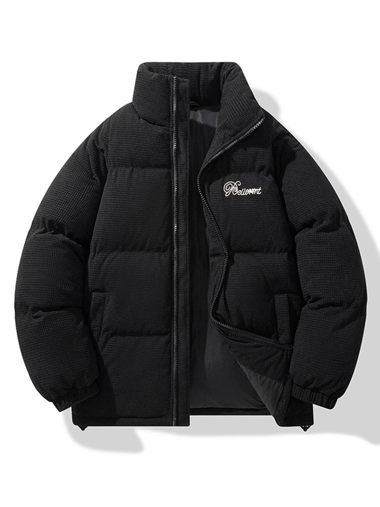 Enrique | Corduroy Zip Up Puffer Coat - Image 8