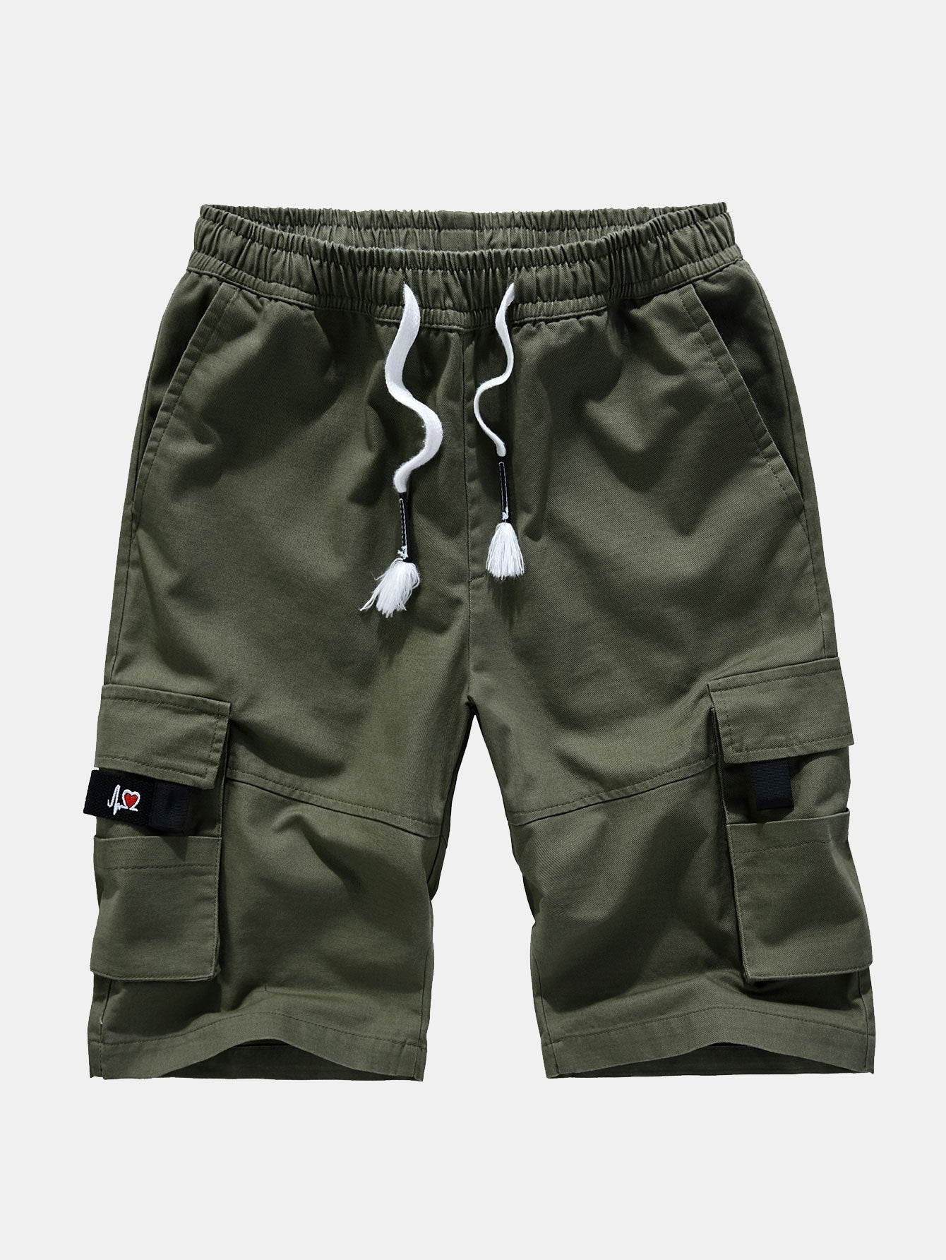 Erick | Drawstring Chino Cargo Shorts - Image 9