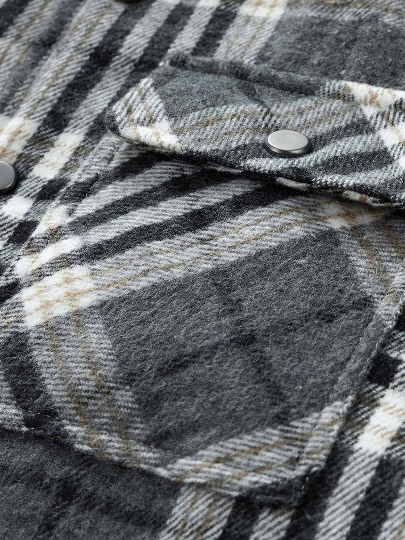 Forest | Teddy Fleece Lined Detachable Flannel Plaid Hooded Coat - Image 10