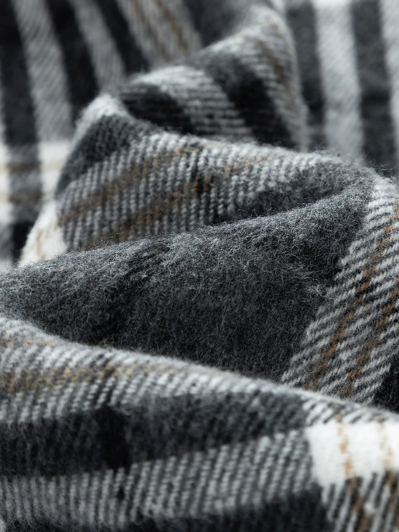 Forest | Teddy Fleece Lined Detachable Flannel Plaid Hooded Coat - Image 8