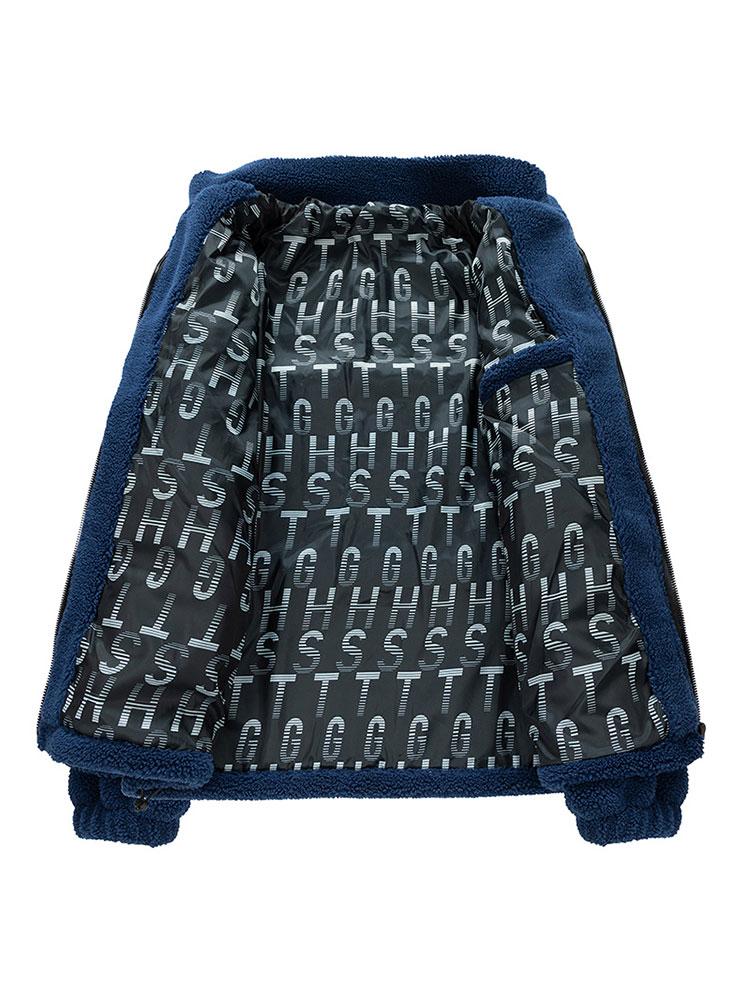 Gideon | Color Block Zip Up Teddy Coat - Image 10