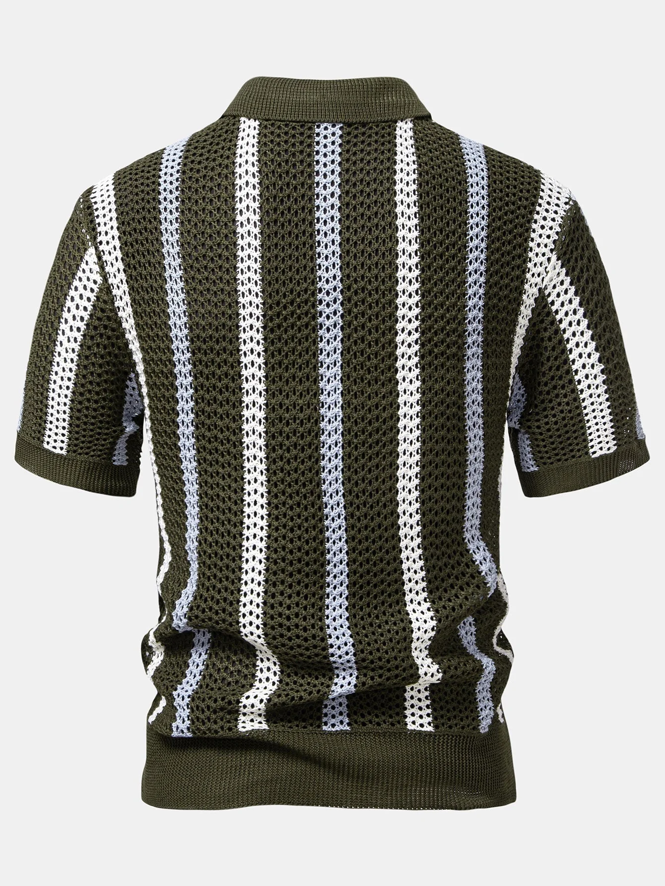 Hello Crochet Polo Shirt & Straight Linen Pants - Image 11