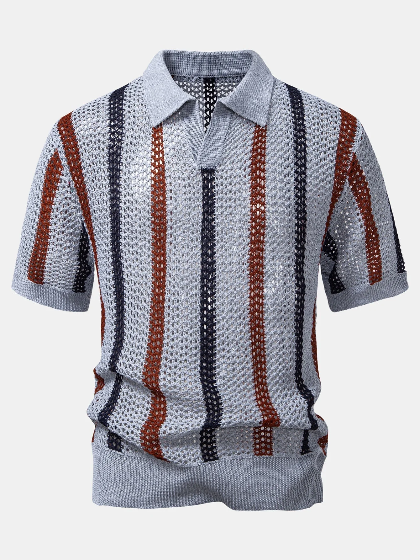 Hello Crochet Polo Shirt & Straight Linen Pants - Image 12