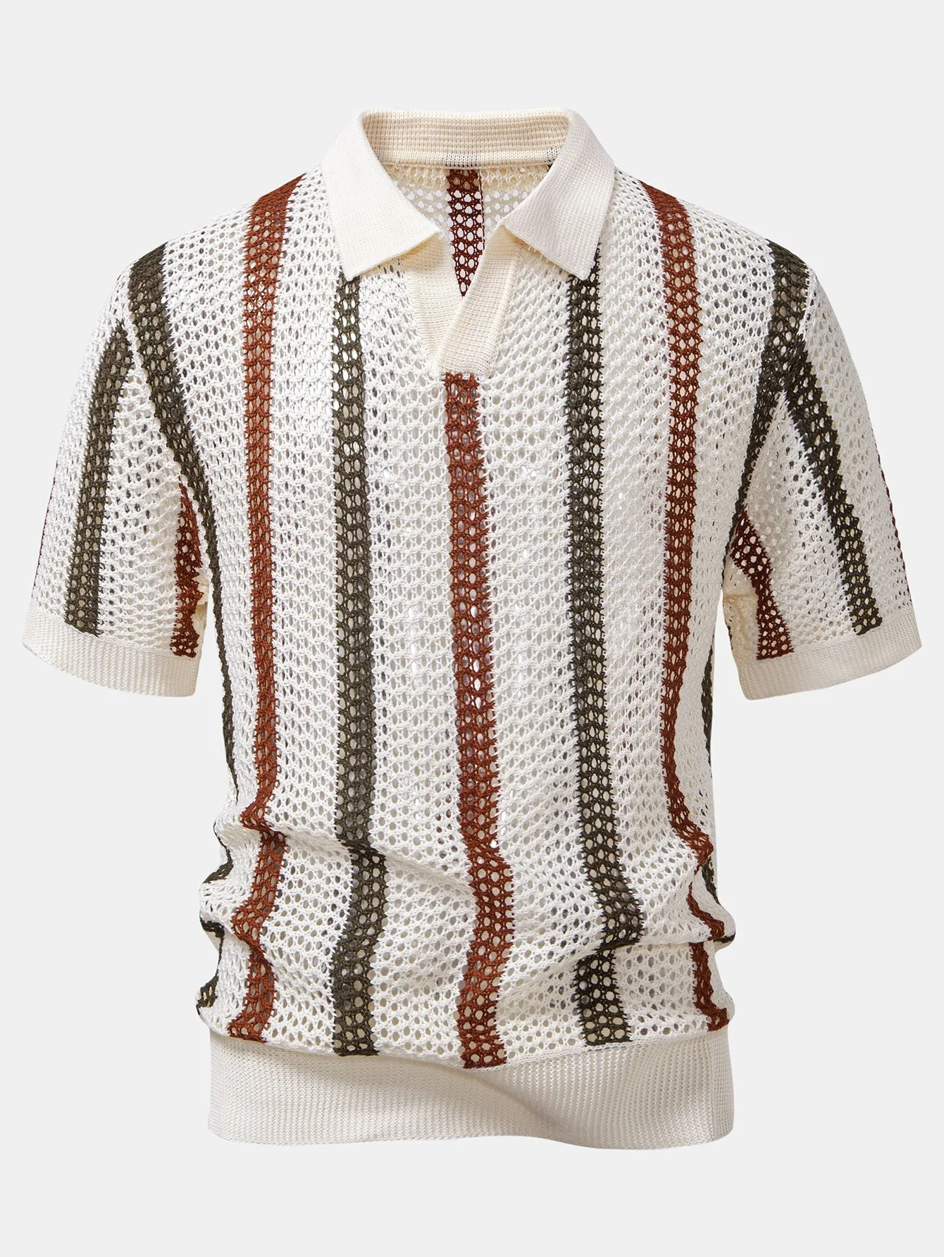 Hello Crochet Polo Shirt & Straight Linen Pants - Image 6