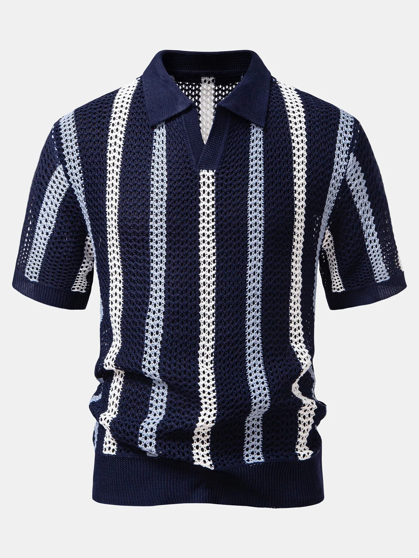Hello Crochet Polo Shirt & Straight Linen Pants - Image 8