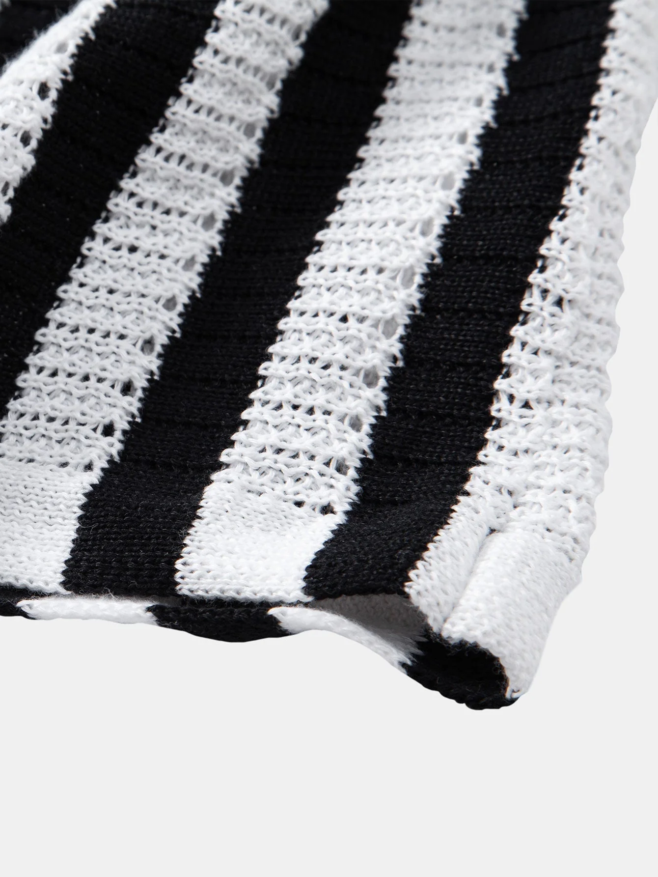 hola CROCHET STRIPED GRADIENT SHOULDER SHIRT & STRAIGHT LEG LINEN PANTS - Image 22