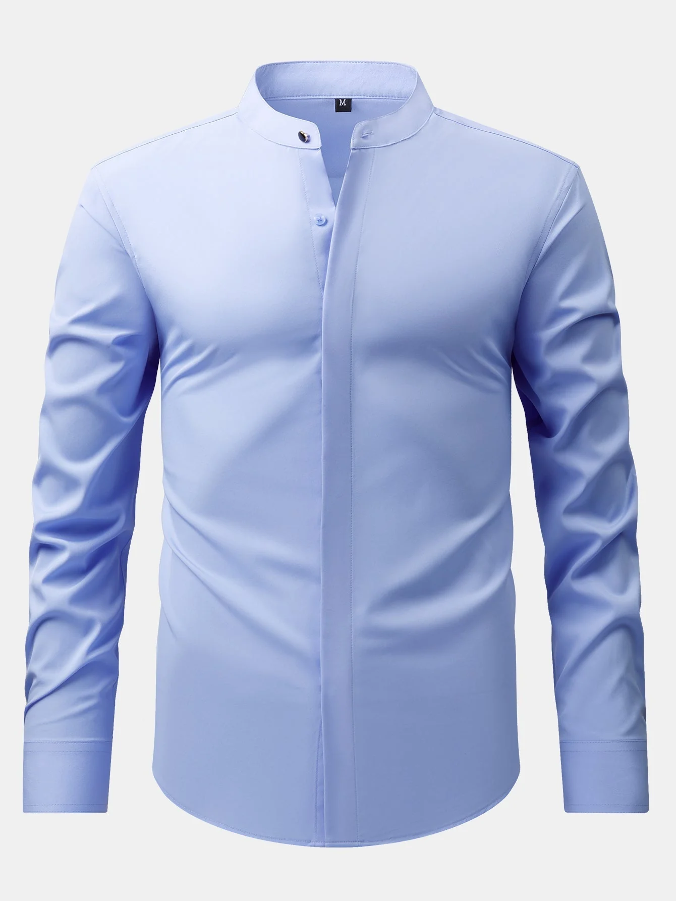 hola HIGH NECK SHIRT & SLIM FIT FLARED LEG PANTS - Image 11