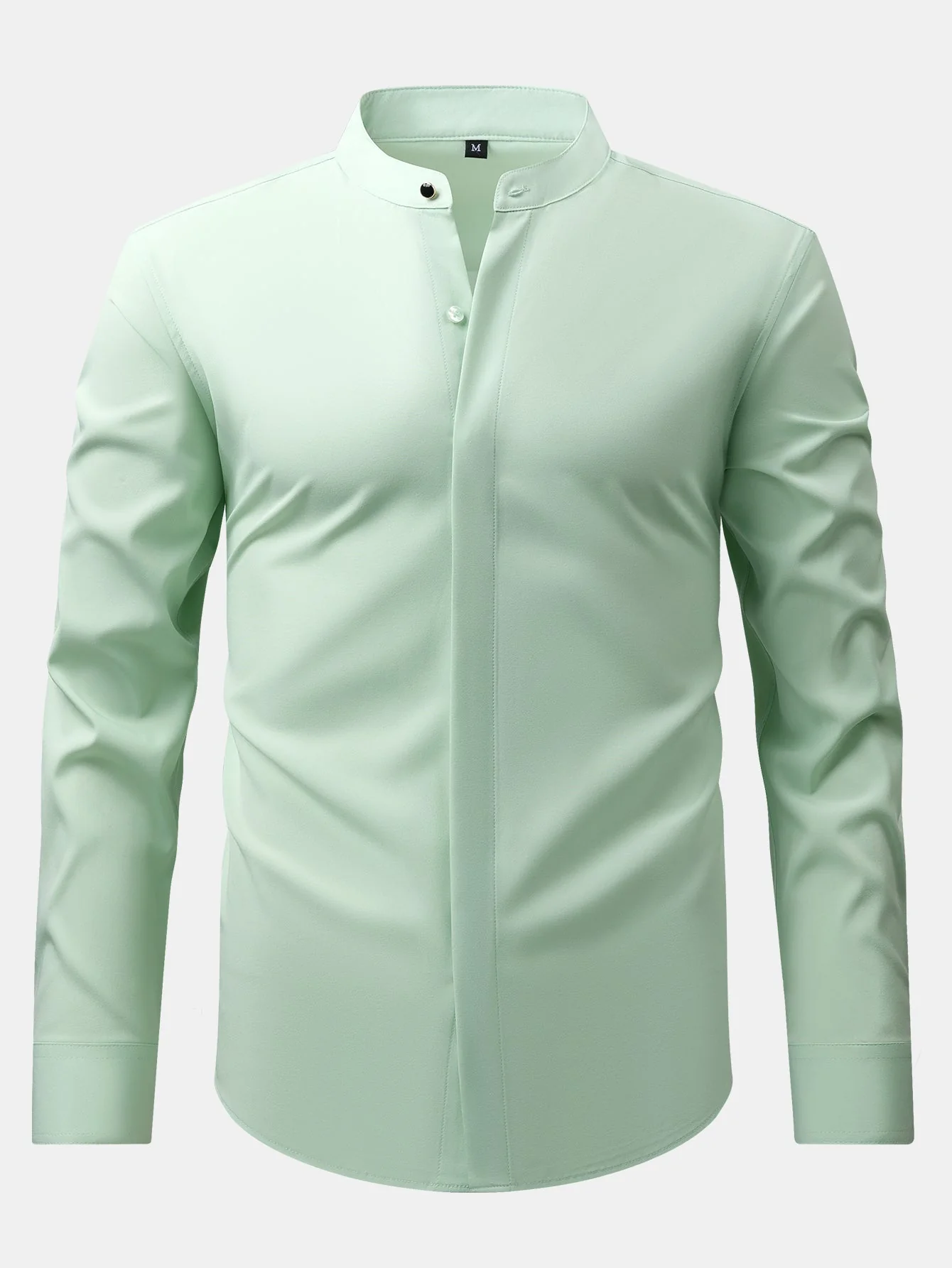 hola HIGH NECK SHIRT & SLIM FIT FLARED LEG PANTS - Image 13