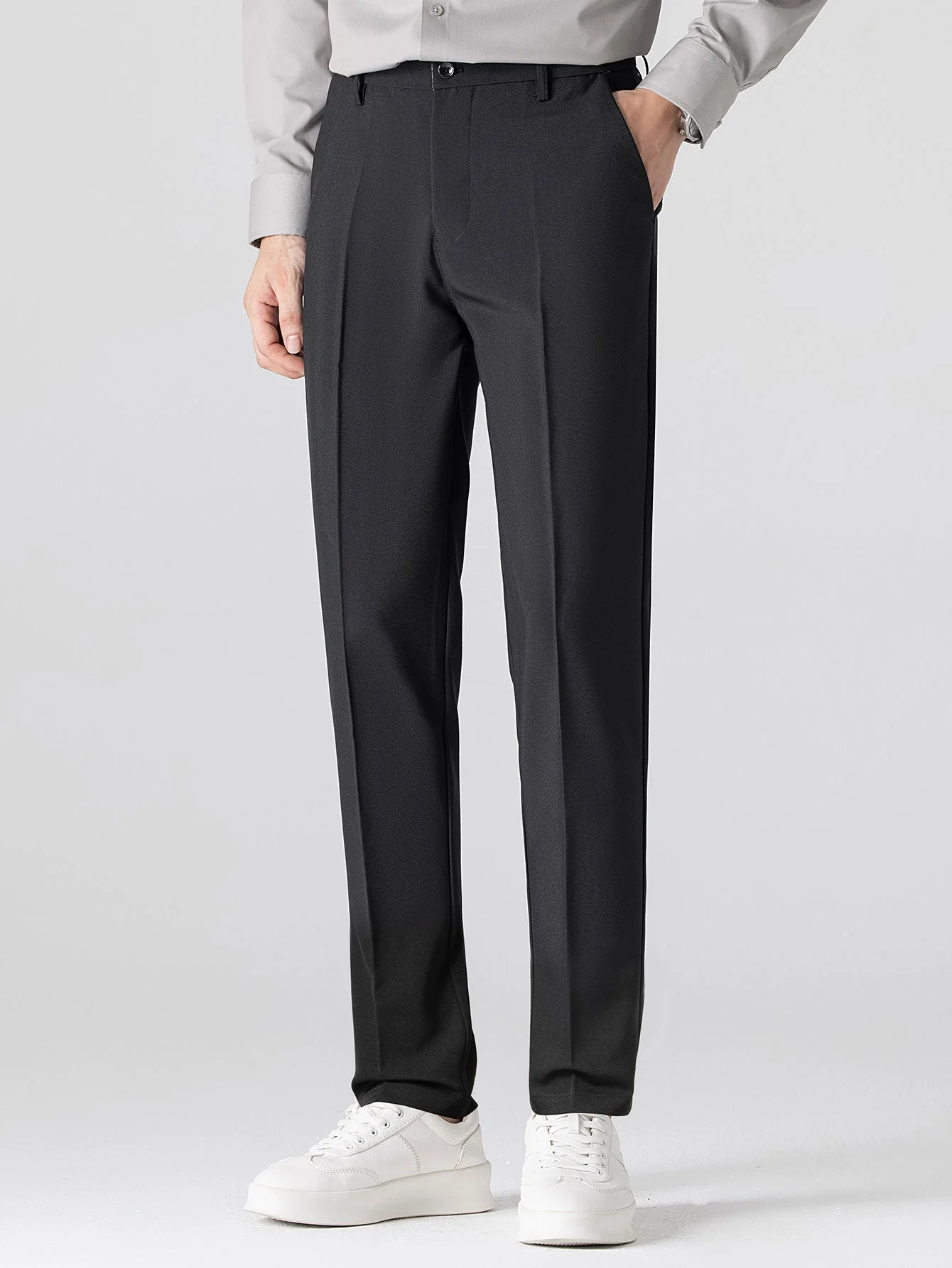 hola HIGH NECK SHIRT & SLIM FIT FLARED LEG PANTS - Image 18