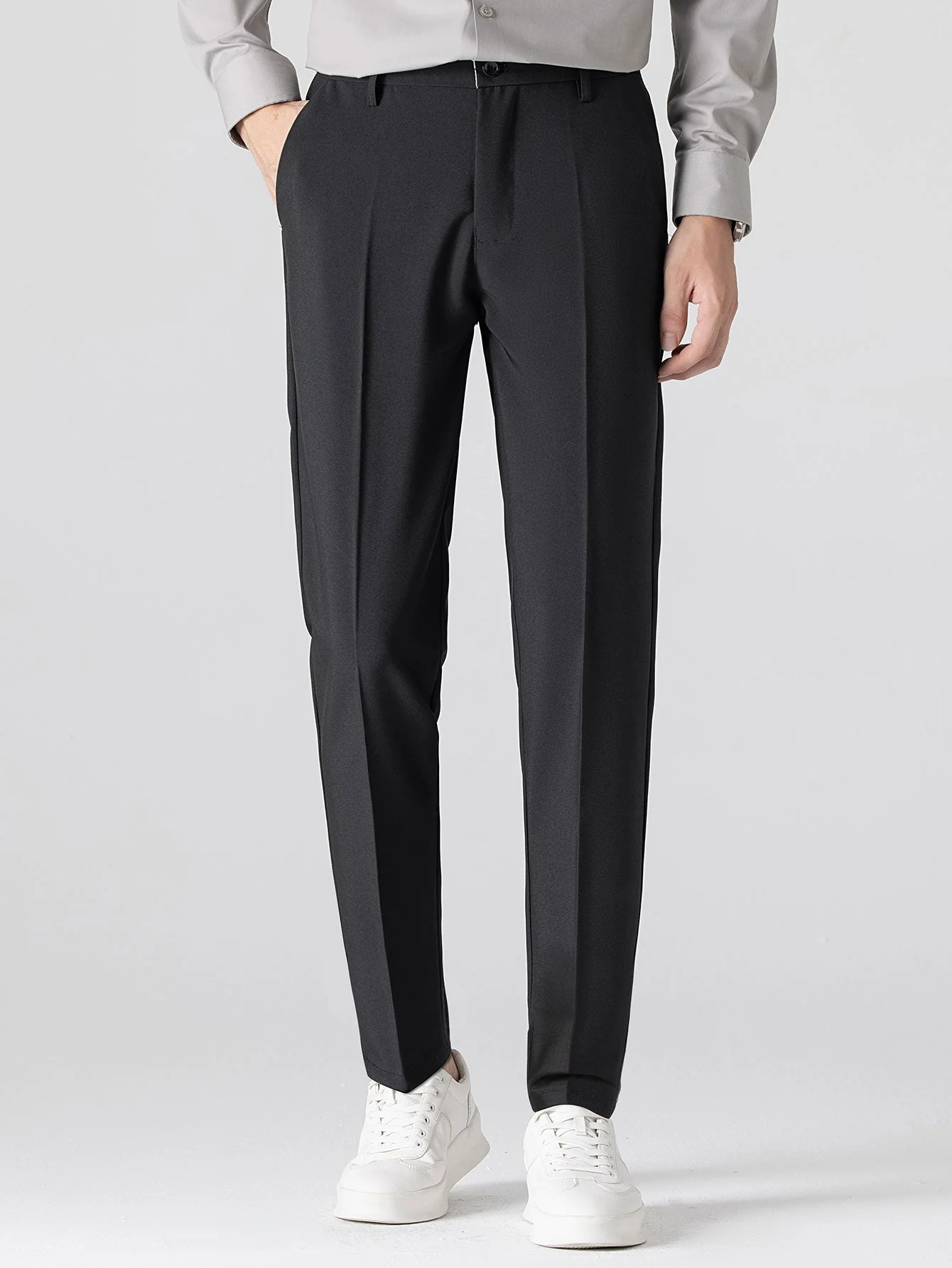 hola HIGH NECK SHIRT & SLIM FIT FLARED LEG PANTS - Image 19