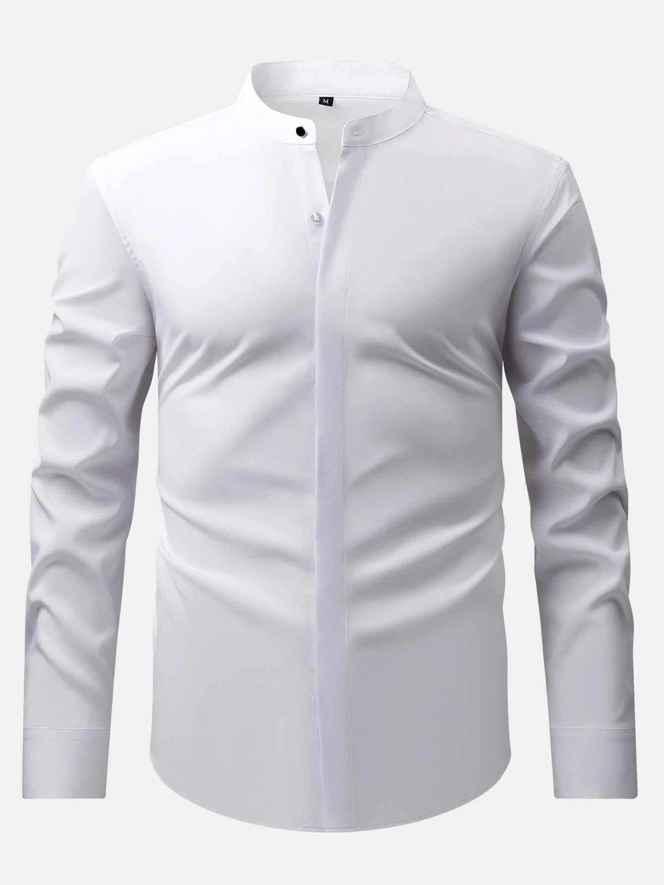hola HIGH NECK SHIRT & SLIM FIT FLARED LEG PANTS - Image 8