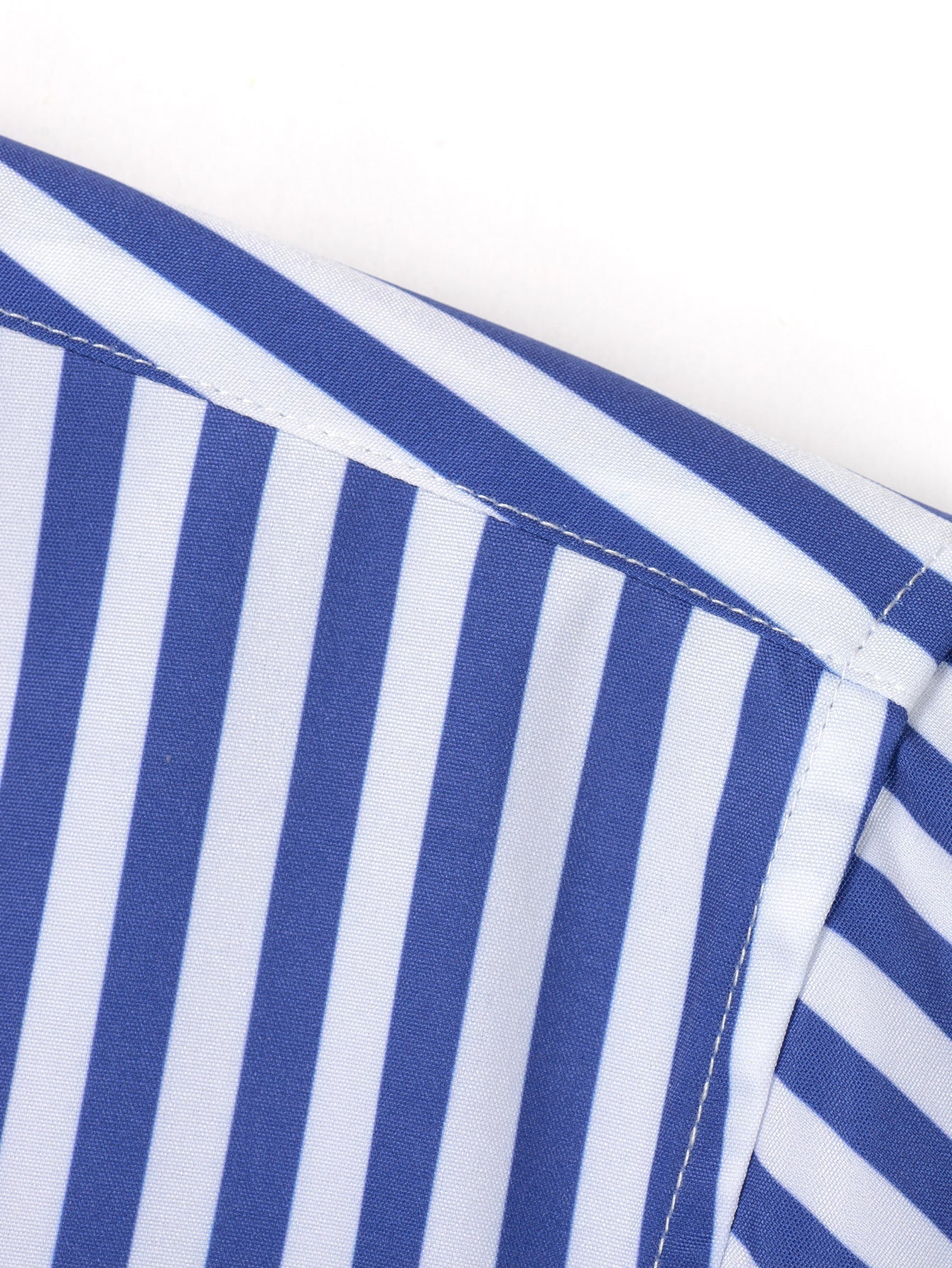 hola STRIPED LONG SLEEVE BUTTON-DOWN SHIRT & SLIM FIT WIDE LEG PANTS - Image 25