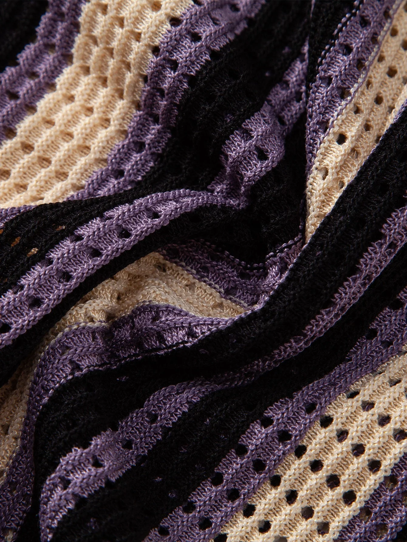 hola STRIPED SHIRT WITH CROCHET EYELETS & STRAIGHT LEG LINEN PANTS - Image 19