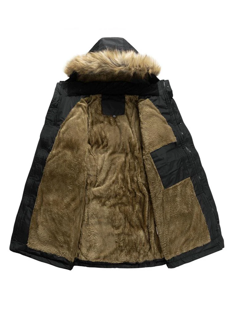 Kai | Faux Fur Collar Detachable Hooded Coat - Image 6