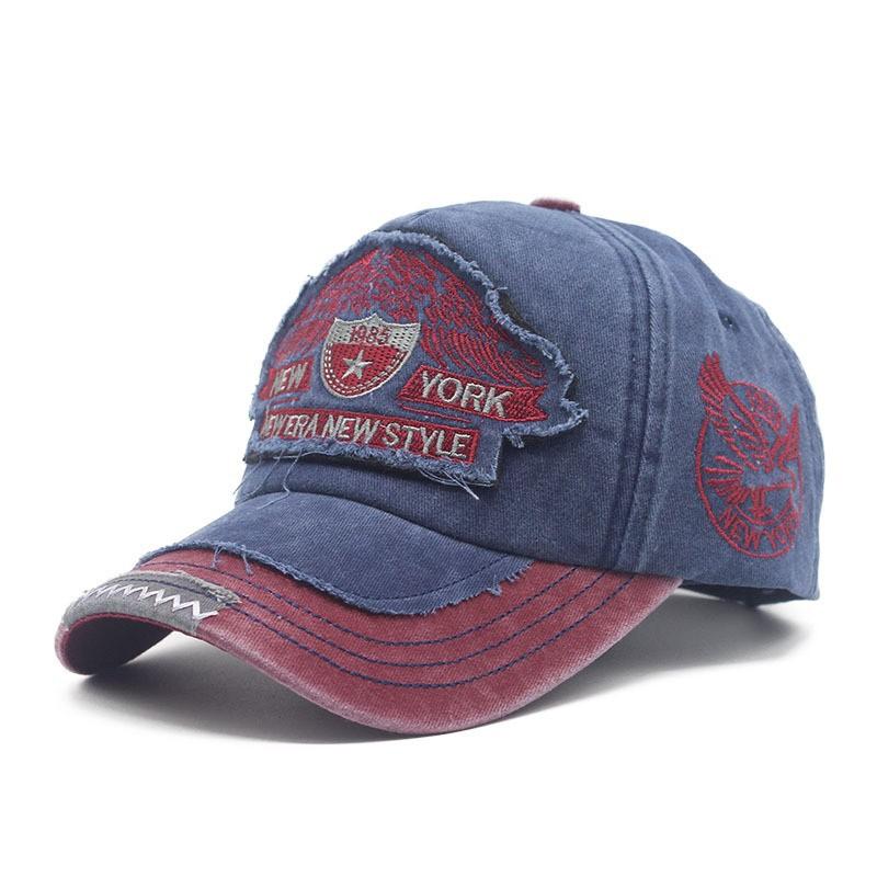 Men's Embroidery Washed Old Hat - Image 5