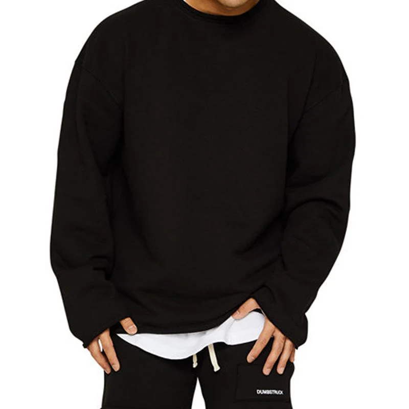 Men's Rond Neck Loose Fit  Casal Sweatshirt - Image 13