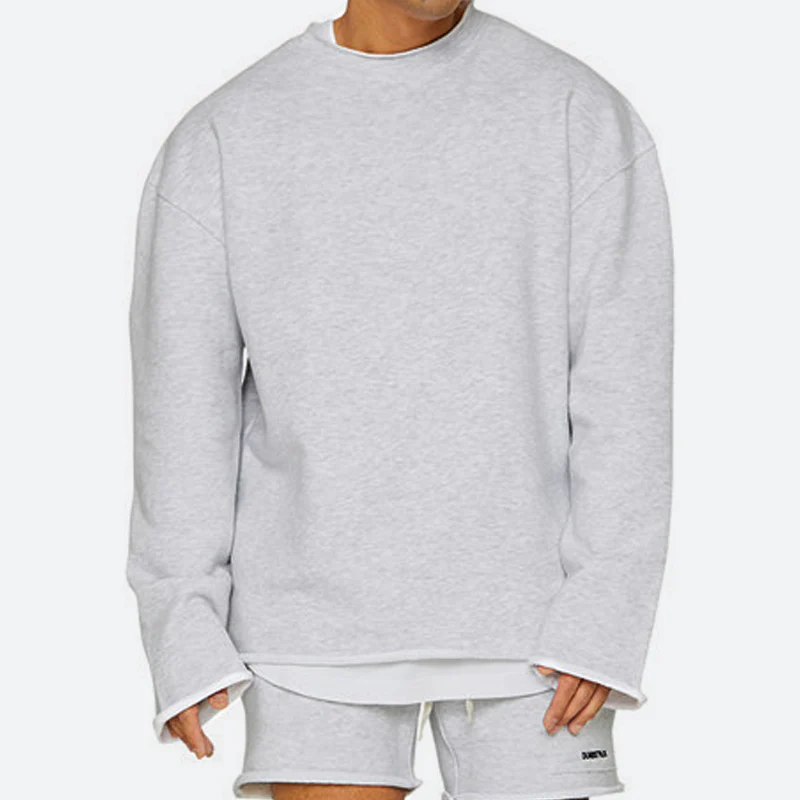 Men's Rond Neck Loose Fit  Casal Sweatshirt - Image 15