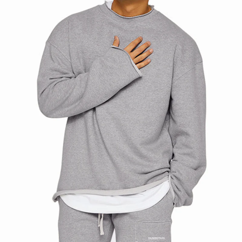 Men's Rond Neck Loose Fit  Casal Sweatshirt - Image 3