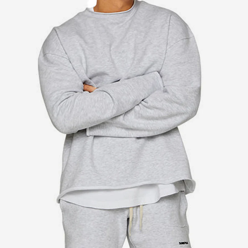 Men's Rond Neck Loose Fit  Casal Sweatshirt - Image 8