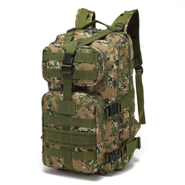 OTDOOR LARGE CAPACITYLTIFNCTIONAL CANVAS BACKPACK - Image 3