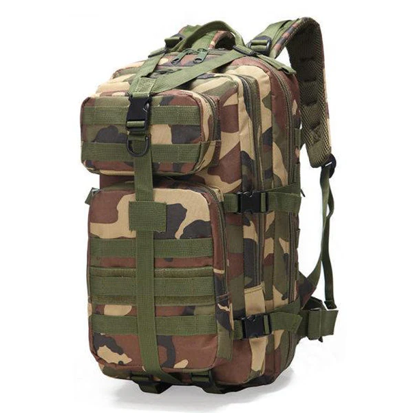OTDOOR LARGE CAPACITYLTIFNCTIONAL CANVAS BACKPACK - Image 5