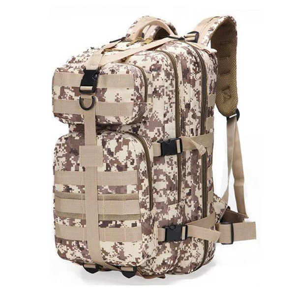 OTDOOR LARGE CAPACITYLTIFNCTIONAL CANVAS BACKPACK - Image 6
