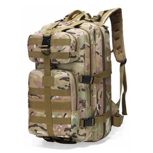 OTDOOR LARGE CAPACITYLTIFNCTIONAL CANVAS BACKPACK - Image 7