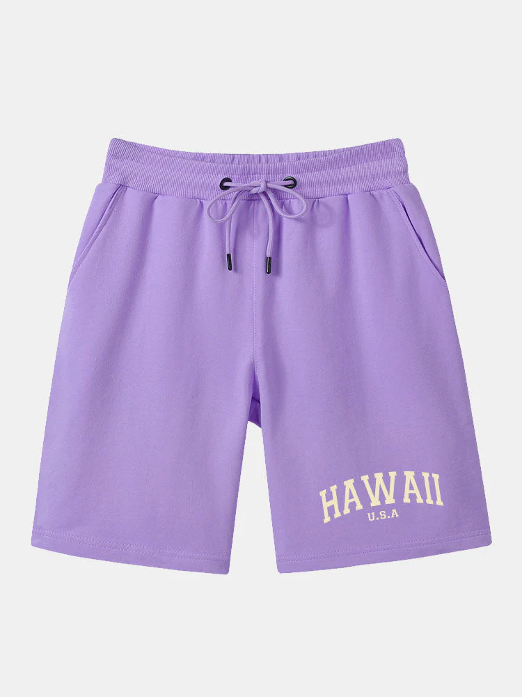 Philip | Hawaii Print Mid Length Shorts - Image 5