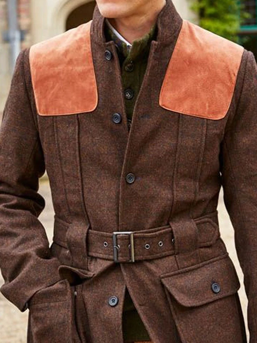 Sede Wool Patchwork Doble Pocket Lace-p Casal Jacket D - Image 3