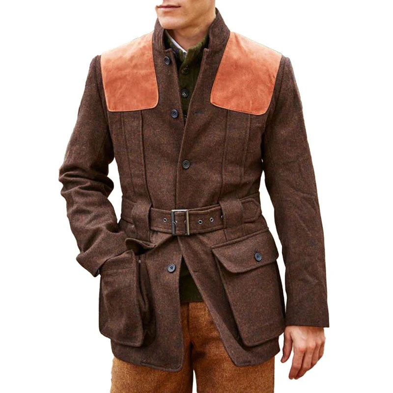 Sede Wool Patchwork Doble Pocket Lace-p Casal Jacket D - Image 5