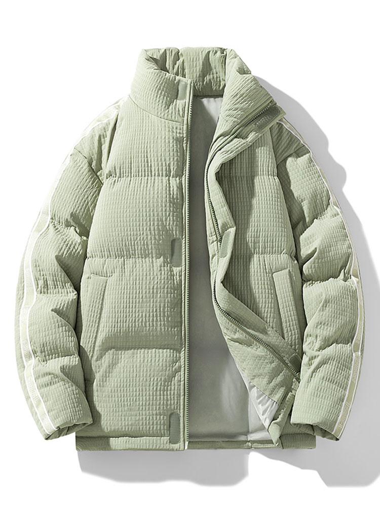 Silas | Waffle Zip Up Puffer Coat - Image 4