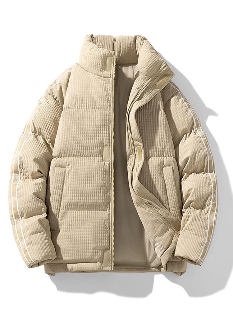 Silas | Waffle Zip Up Puffer Coat - Image 8
